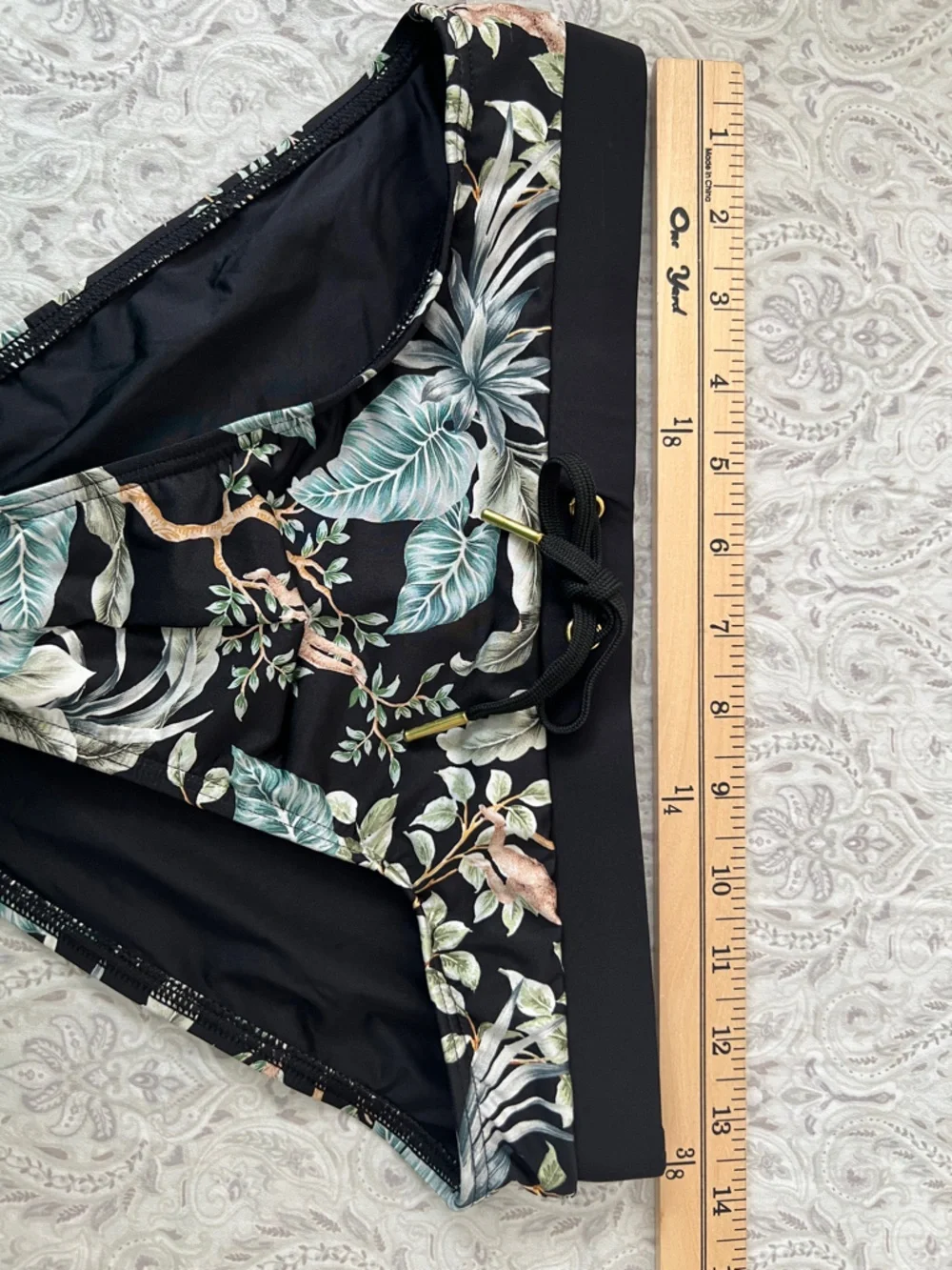 Aqua Blu Sumatra Multi Floral Racer Briefs Size M